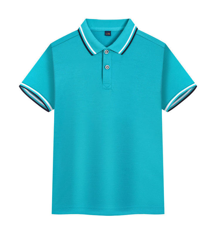 夏子供ラペル半袖ポロシャツ Tシャツ幼稚園服小中学生クラス制服制服カスタムプリントロゴ|undefined