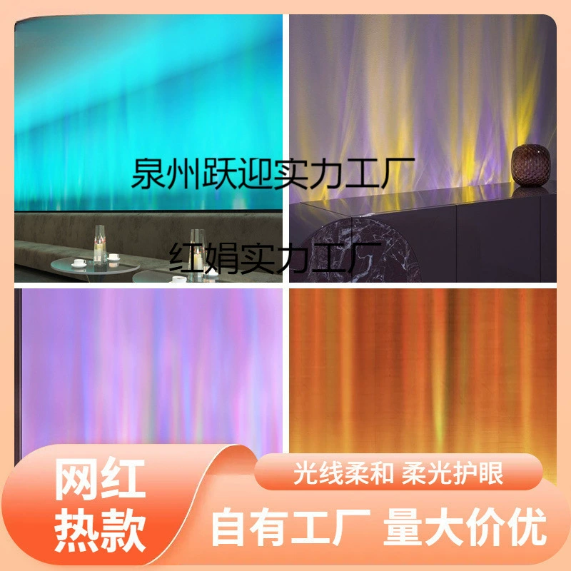 3 динамических светильника с водным узором, фоновая подсветка для стен, водная рябь, бар, гостиная, спальня, столовая, коридор, проекция, популярные светильники