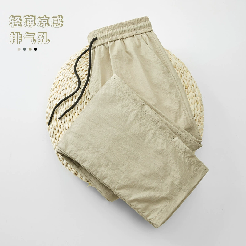 Трансграничные поставки внешней торговли тонкие модели высокого качества прохладный и дышащий на открытом воздухе спортивные прямые повседневные длинные брюки для мужчин и женщин