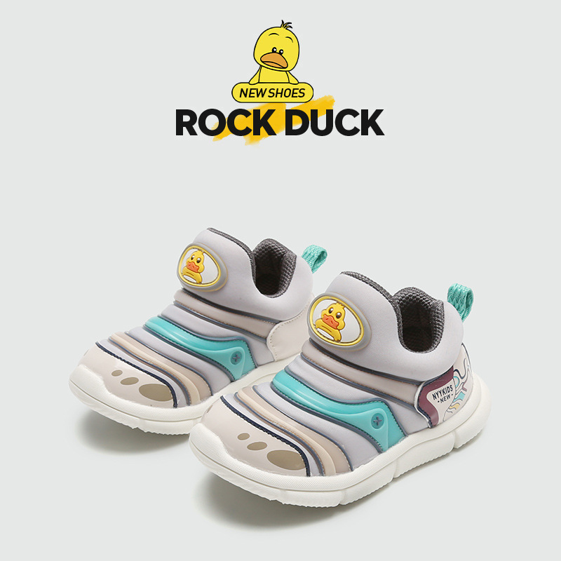 Scarpe da ginnastica Caterpillar antiscivolo e traspiranti da bambino di marca Little Yellow Duck, leggere per ragazze, primavera e autunno_voghion.com