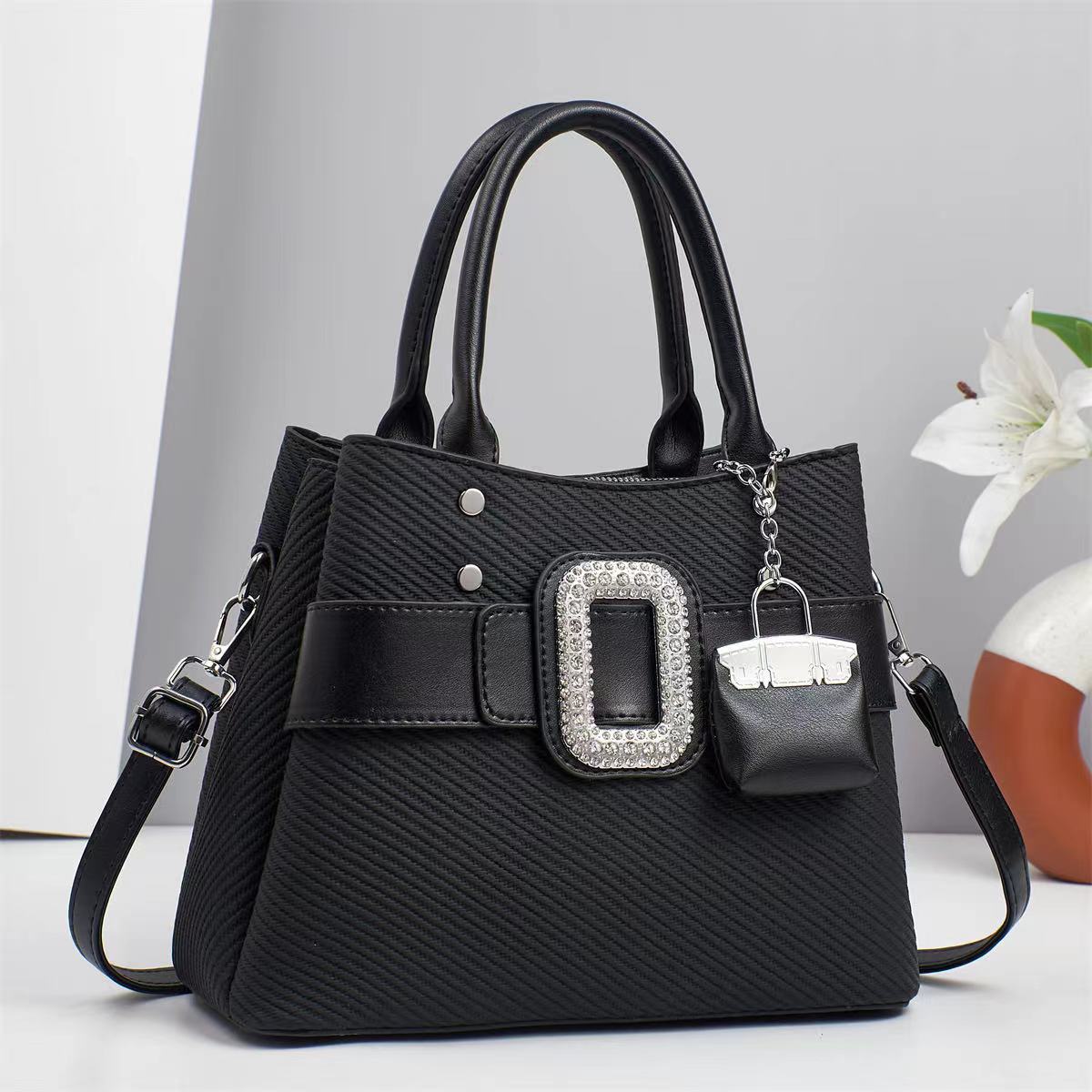 Nueva moda todo-fósforo casual bandolera estudiante viajero mensajero tote bolso simple de gran capacidad femenino 2025