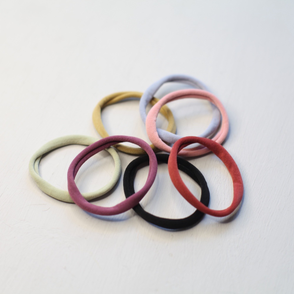 儿童2021年新简约马卡龙基础女童发绳头绳宝宝不伤发圈皮筋头饰女|ru