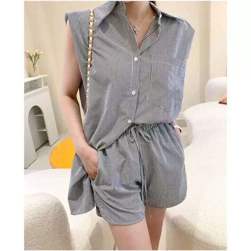 В наличии, обновлен размер, корейский шикарный летний костюм-жилет в стиле бойфренда для женщин