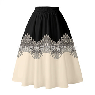 �羳temu�W���¿�Ůʿ����ȹʹ��3D���aӡ�����e�����L