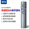 诺为N95Pro绿光Spotlight无线ppt翻页笔LED液晶屏用数字激光u盘笔