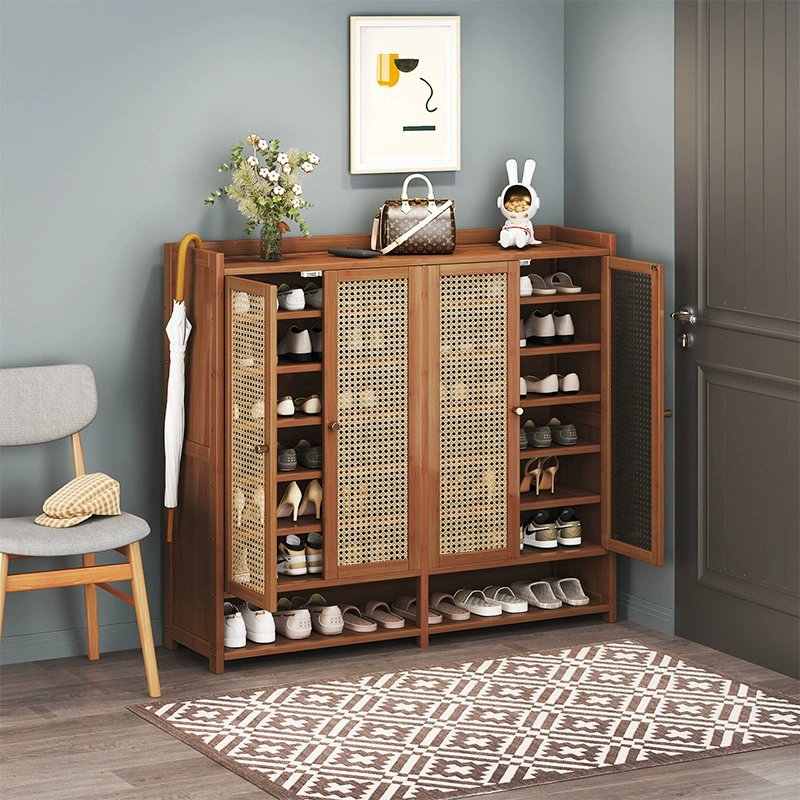 Обувной шкаф для домашнего дверного проема большая емкость обувной полки многослойной домашней вместимости