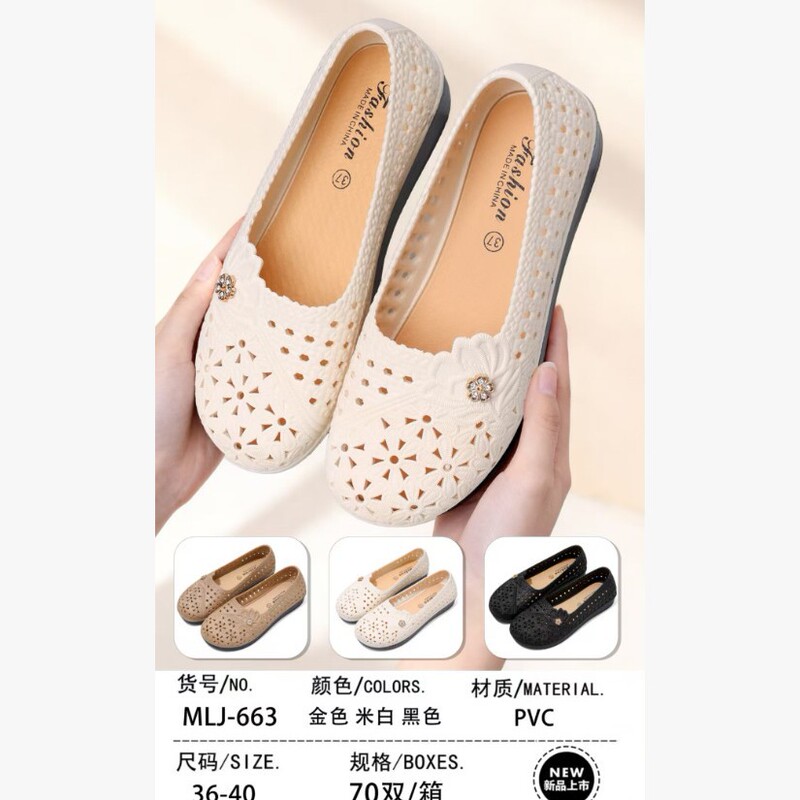 New Trendy Women's Clogs, Mom's Mesh Shoes, Non-Slip Casual Comfortable Full-Coverage Shoes, Direct Factory Wholesale