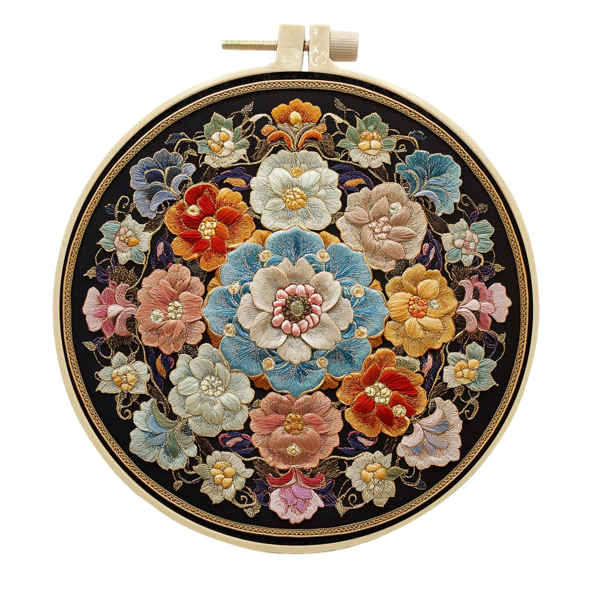 Genuine cloth, creative materials set, handmade, for import, with embroidery, English