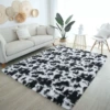 Thickening—tie-dye black and white leopard spots