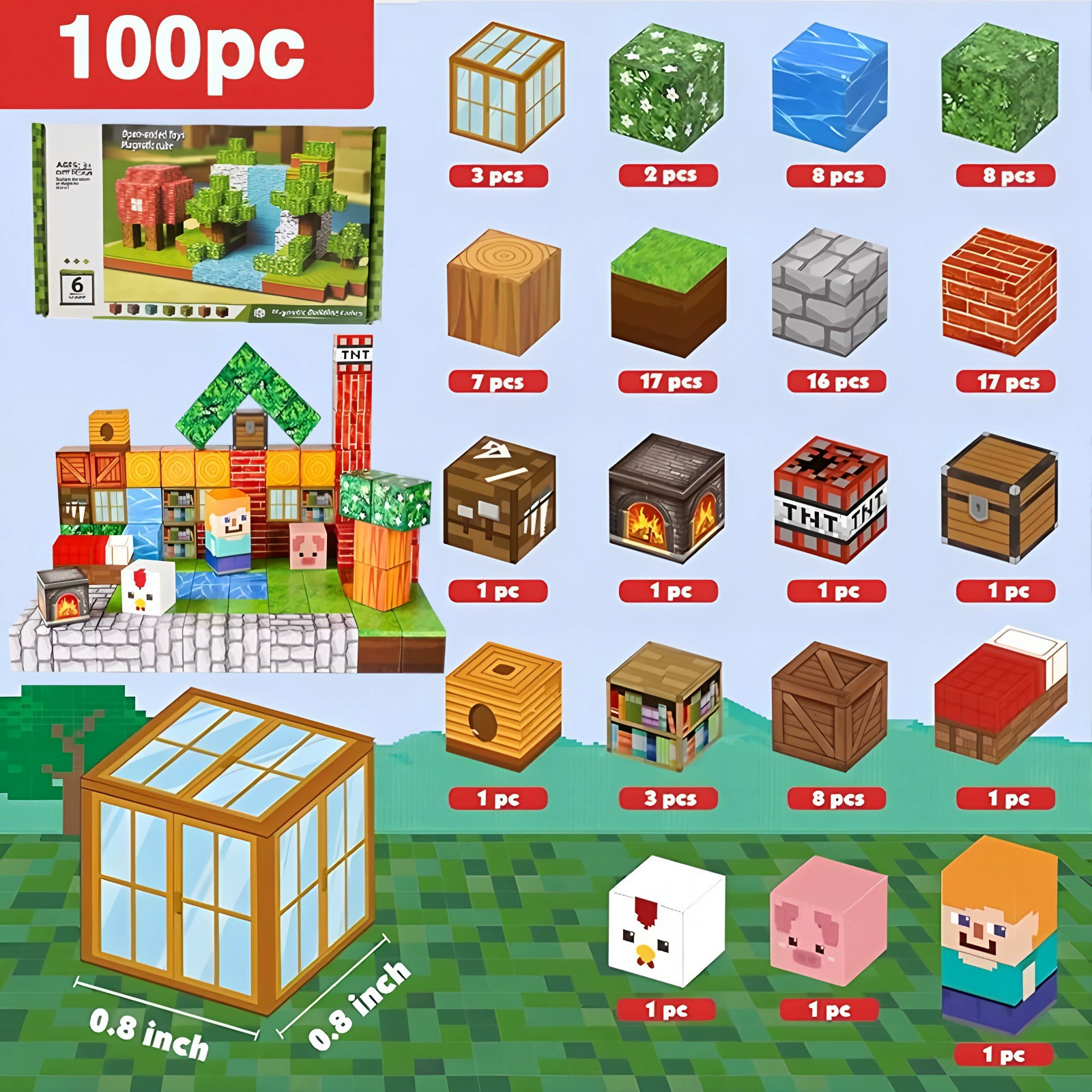 Магнитный конструктор, игрушка, оптовая продажа