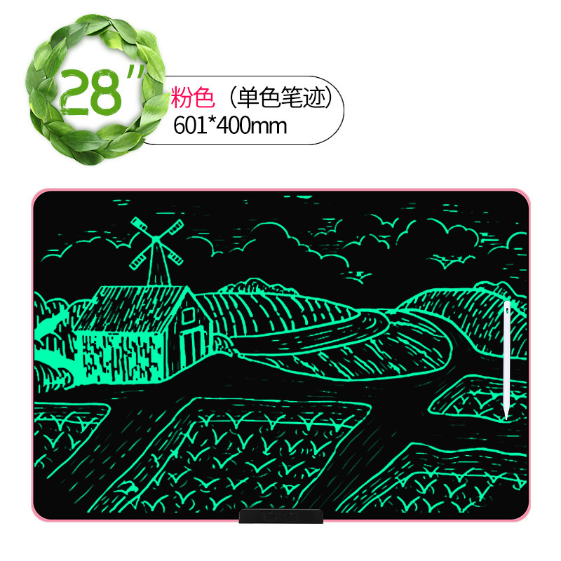 28inch 40inch 大型充電式両面磁気液晶手書きボード算数絵画教育小さな黒板ライティングボード|undefined