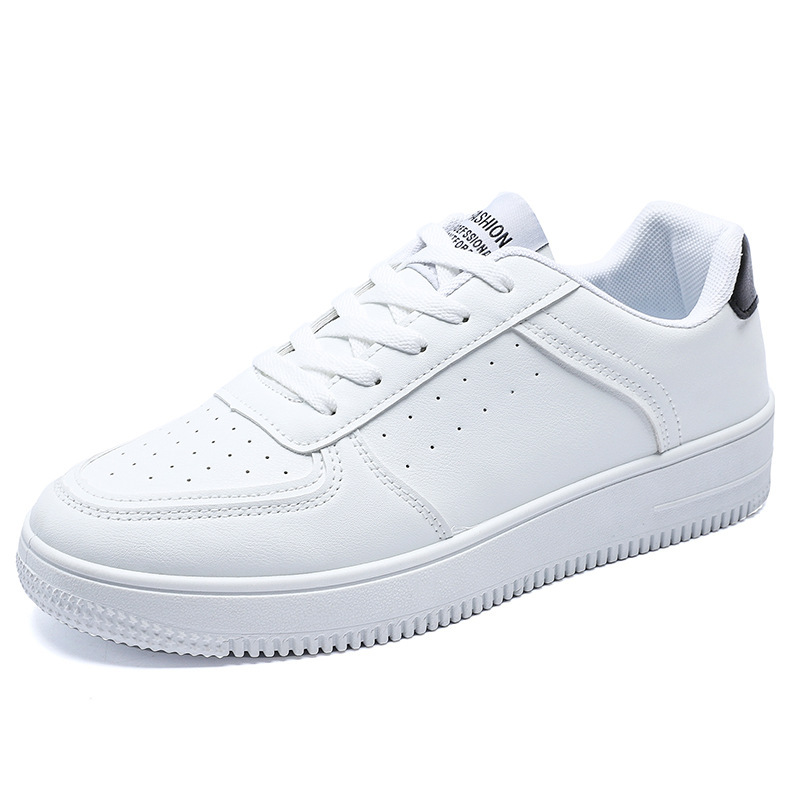 Yingsheng zapatillas clásicas transpirables de primavera, zapatos de moda para hombres, zapatos deportivos versátiles de moda informal, zapatos blancos bajos para estudiantes