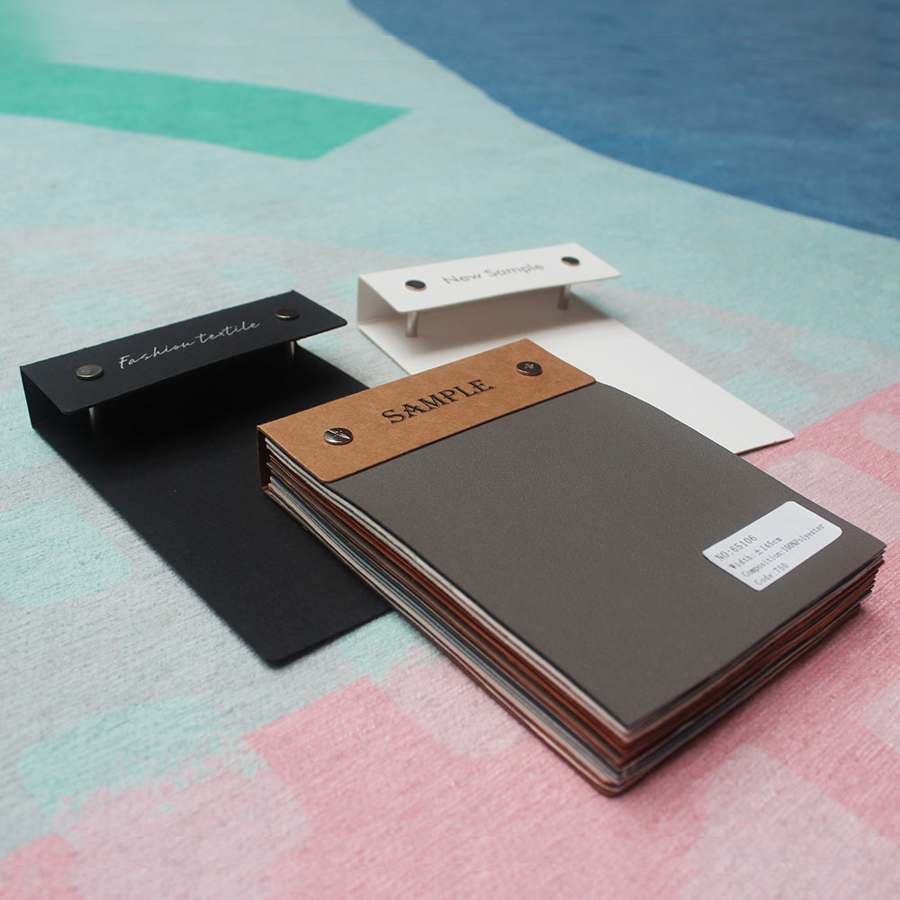 现货面料册子 布料样本 窗帘样品收纳册 布料样板册 布样色卡本