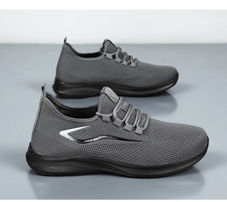 Shoes men autumn sneakers casual sports shoes men's shoes breathable no smelly feet mesh running shoes_voghion.com