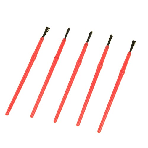 Factory direct sales 10.5 children's DIY graffiti small paintbrush plastic brush small brush red pole-planted brush wholesale