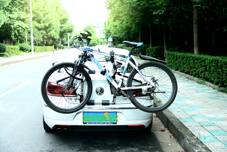 Special car bicycle frame rear frame car suspension frame car non-blocking plate bicycle placed after hanging rear support