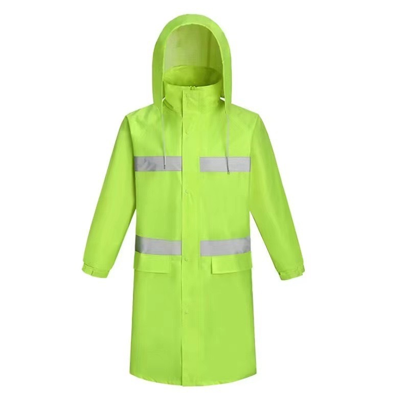 Impermeable Largo Enterizo para Adultos Tela de Oxford Resistente al Agua, Engrosado para Senderismo y Ciclismo