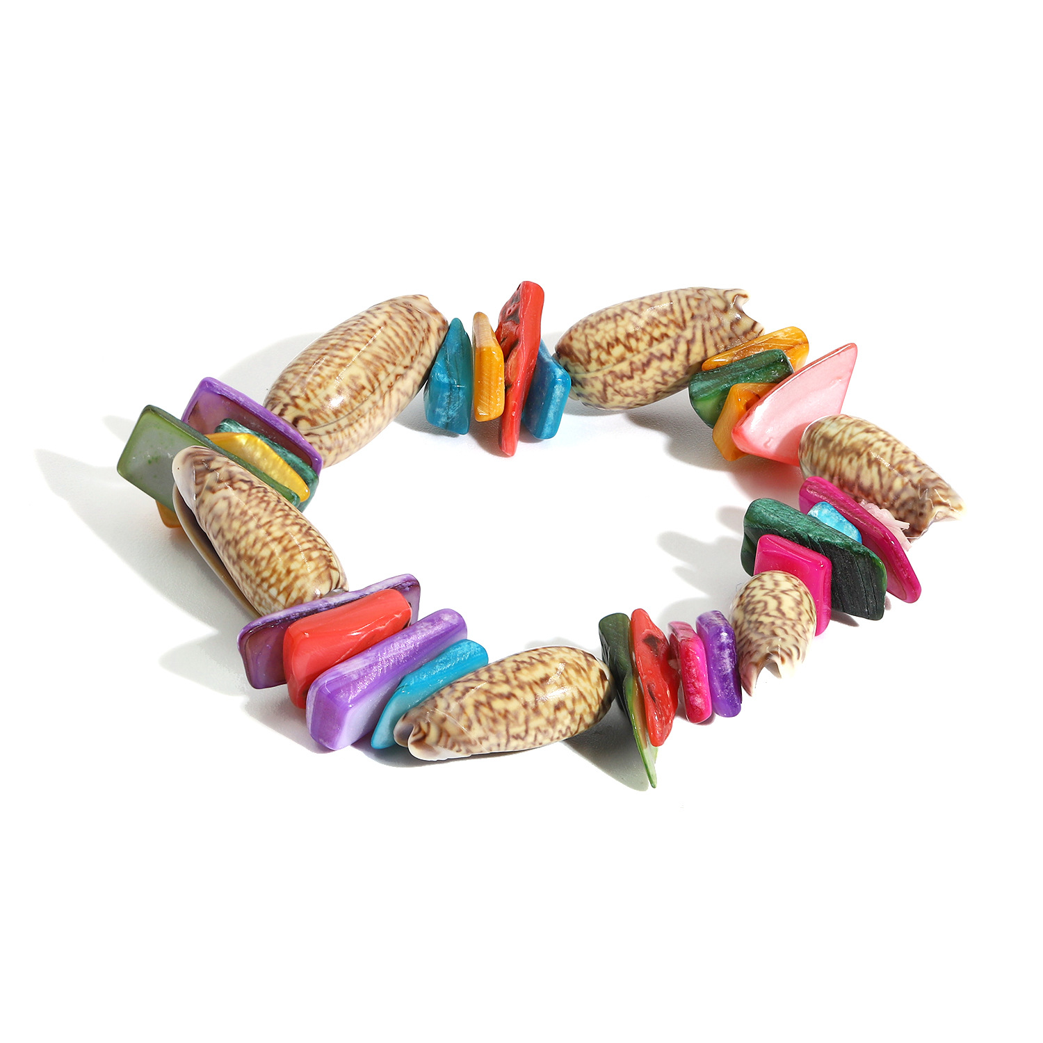 Fashion Geometric Shell Hand-woven Bracelet display picture 5