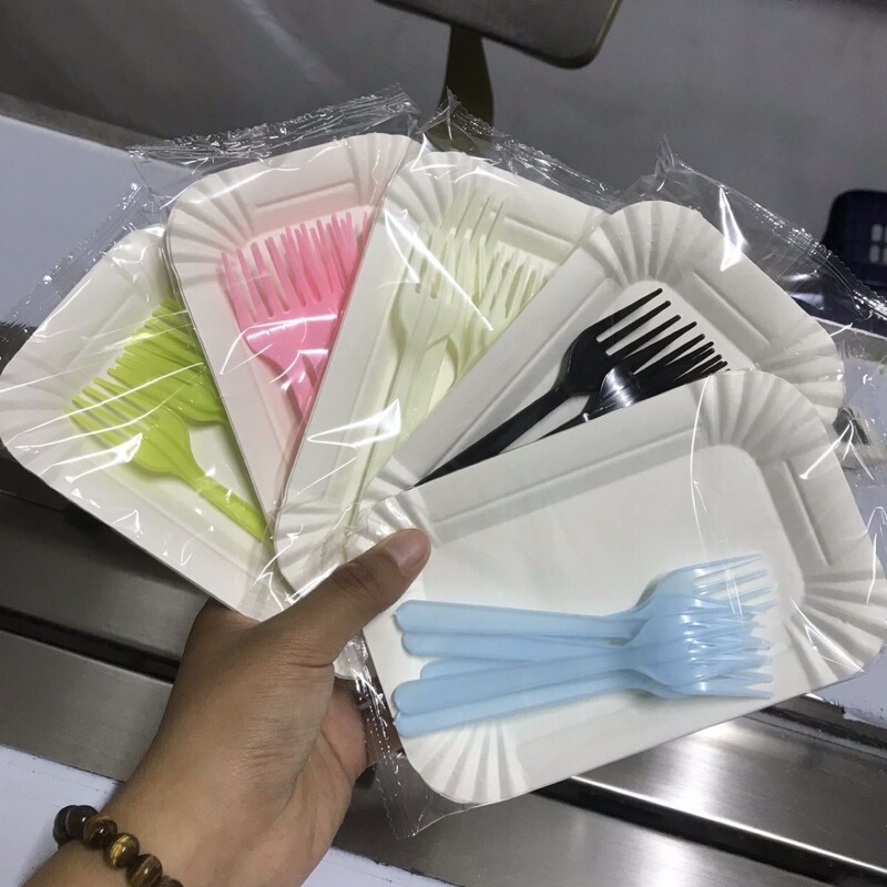 Transparent Bag Disposable Cutlery and Tableware Set for Cake Shop Baking Party Wholesale, Food-Grade and Safe Transparent Bag Disposable Cutlery and Tableware Set for Cake Shop Baking Party Wholesale, Food-Grade and Safe