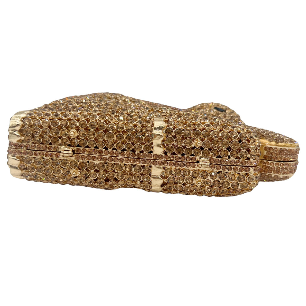 Elephant clutch hueco diamantes bolsas de banquete celebridades bolsas de diamantes bolsas de plata