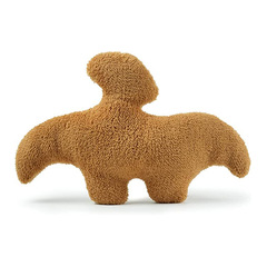 Cross-border new product Dino chicken nugget dinosaur chicken nugget plush toy Tyrannosaurus rex fried chicken pillow 