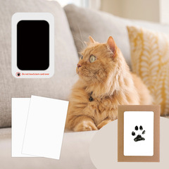 ペットの足跡インクパッド、洗い不要の猫と犬の足跡記念品、DIY制作フォトアルバム、爪跡捺印、クリエイティブな記念品