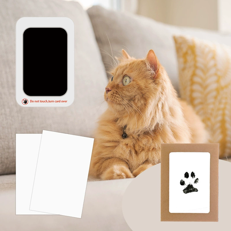 Чернильная подушечка для отпечатков лап животных, сувенир без смывания для кошек и собак, креативный сувенир для фотокниги с отпечатками лап, сделай сам