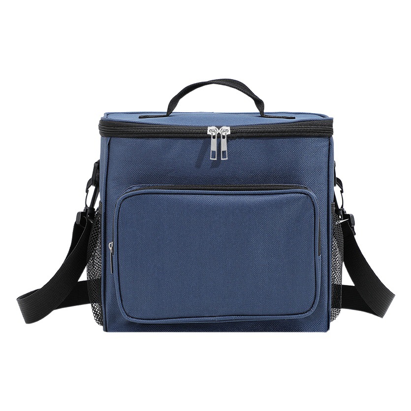 Lonchera térmica portátil grande con bolsa de hielo para el trabajo y la escuela, bolsa bento con paquete de hielo, bolsa de doble compartimento de gran capacidad para exteriores.