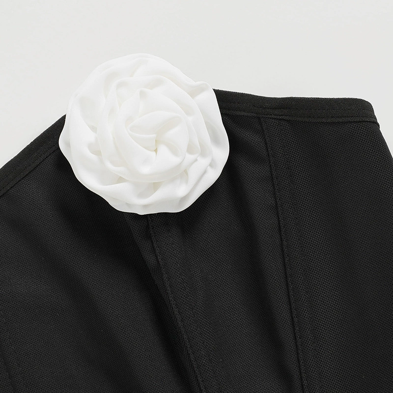Пояс, модный топ-труба, сексуальный дизайн горный чай, топ-труба, Slim fit, облегающий