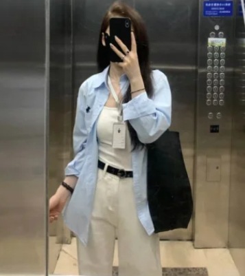 高级感美式复古小马刺绣长袖衬衫女2025春秋款小个子韩系别致上衣|undefined