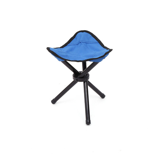 Cross-border outdoor fishing portable triangle stool camping folding chair small bench Mazar steel pipe triangle stool