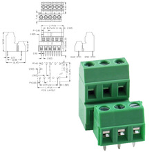 KF381B DG381B 3.81mm 3.5mm螺钉端子台 PCB连接器