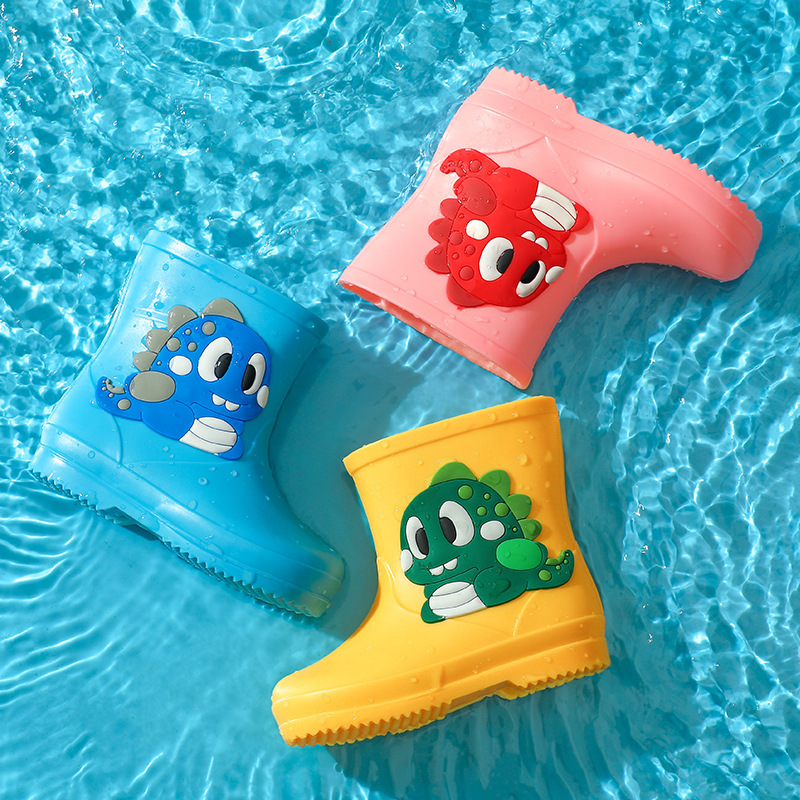 Baby Rain Boots Girls Cute Cartoon Outdoor Anti-slip Soft Bottom Baby Rain Boots Children Rain Boots Spring and Autumn Boys