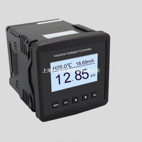 电镀废水在线PH计耐酸碱 沉入式安装配支架玻璃电极上海上润仪表