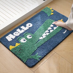 国境を越えたTEMU代発アニメはカシミヤの浴室マット家庭用トイレの入り口に入って吸水して滑り止めマットを作った