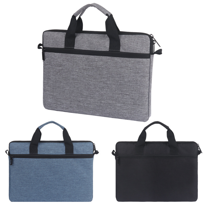 Factory laptop bag light simple 14 inch 15.6 inch shoulder notebook handbag wholesale gift customization