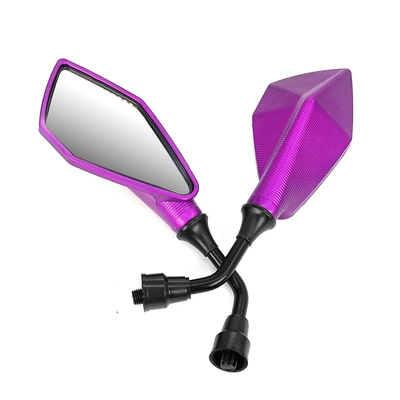 ghost fire rearview mirror – Motorcycle rearview mirror - purple-1-pair-is-small-in-style-please-be-careful-when-photographing
