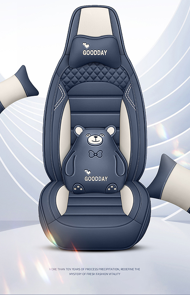 Car Seat Covers, Leather Seat Covers, Full Leather Seat Cushions, Universal for All Seasons, Complete Set of Car Accessories, Dropshipping Available