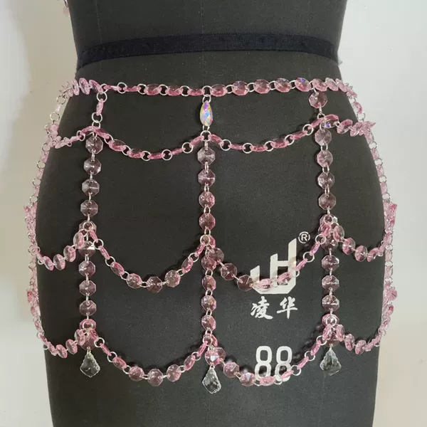 Waist chain pink