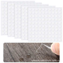圆形透明亚克力双面胶高粘度卡片可移圆点胶 摆件无痕双面胶贴