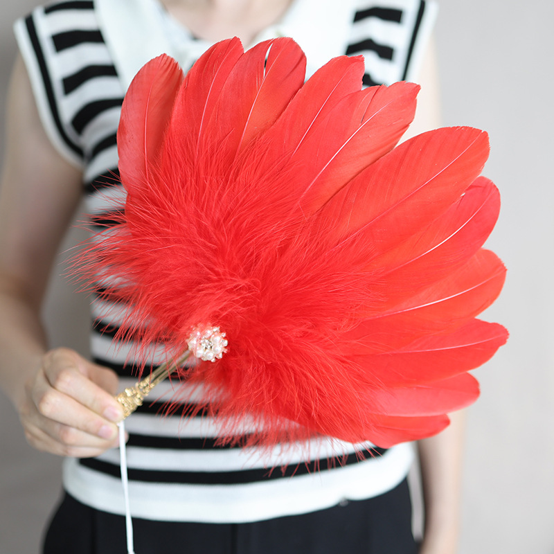 Plumas rojas al por mayor boda jardín de infantes diy plumas hechas a mano pieles de pavo pendientes de plumas de ganso accesorios accesorios de ropa image 59