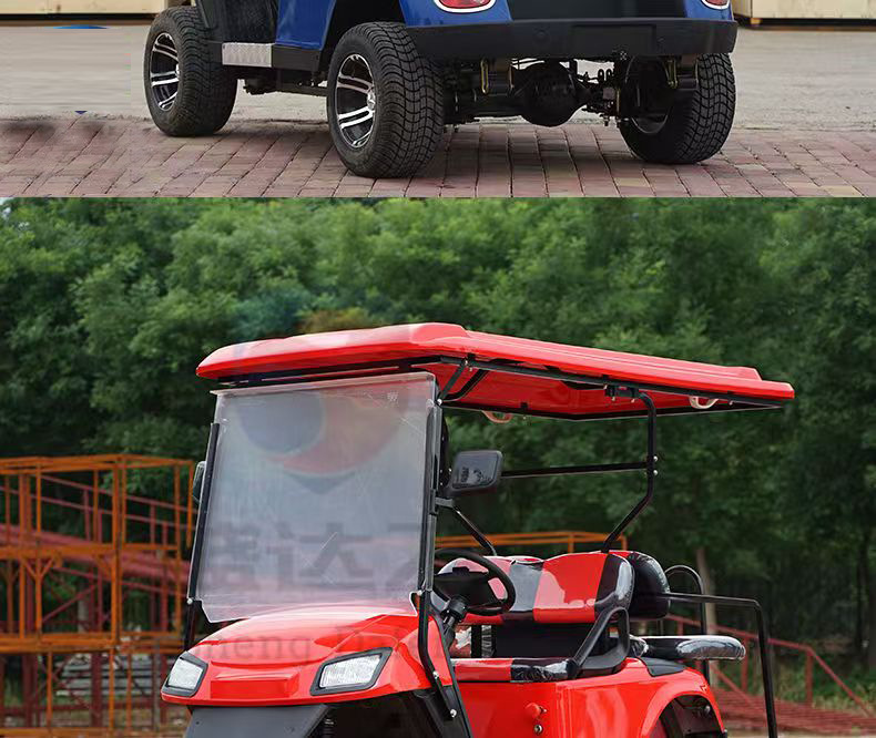 New Model Golf Cart Electric Four-Wheeler 2-8 Seat Sightseeing Car for Tourist Areas and Parks