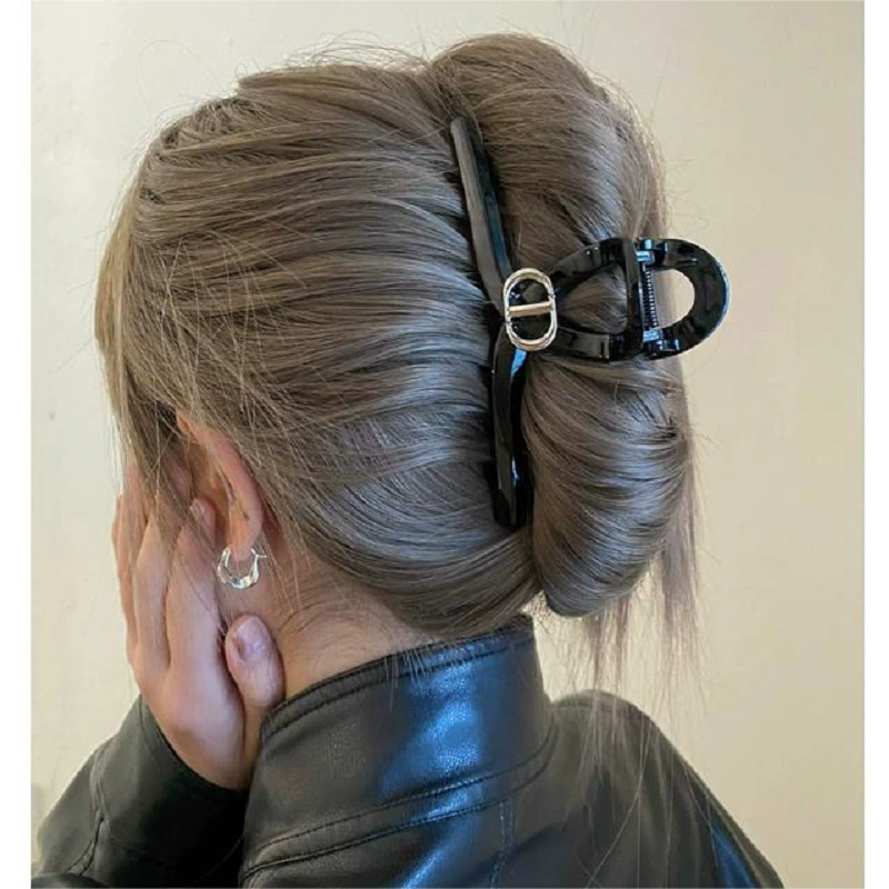 Miumiu, большая акула, ретро-заколка для волос, заколка-краб, высококачественный стиль, стиль Chanel, оптовая продажа