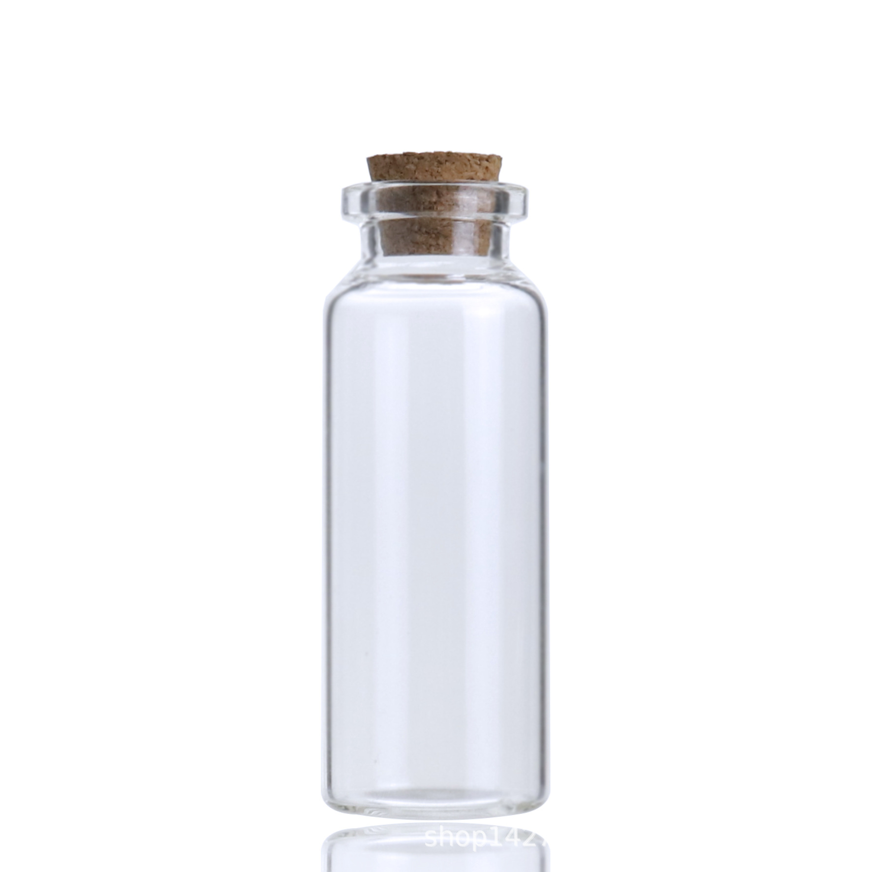 批发玻璃瓶 20ML透明木塞瓶、幸运星瓶 24*65带木塞工艺品糖果瓶