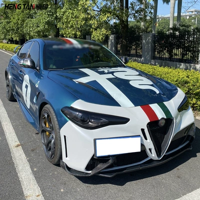 Bumper Giulia carbon fiber modified