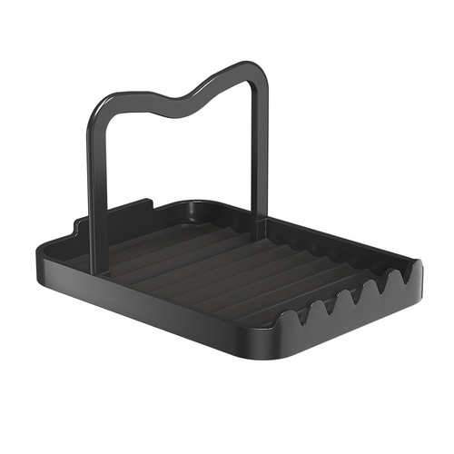 Kitchen pot cover rack countertop storage rack multi-functional spoon cushion chopping board storage rack artifact sitting pot spatula rack