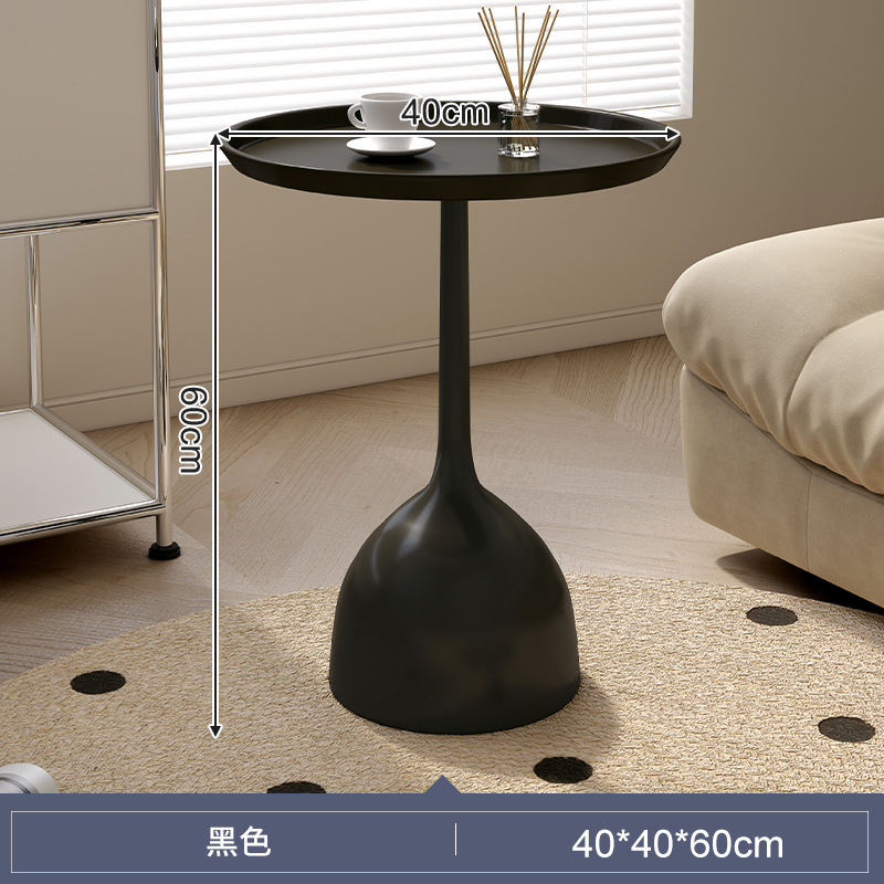 Escritorio de computadora creativo estilo ins, mesa de cama de hierro forjado, dormitorio, hogar, escritorio simple, estante, sala de estar, balcón, mesa de té