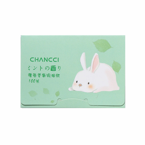 CH Facial Oil-Absorbing Paper 100 Pieces Portable Removable Fragrance Oil-Absorbing Paper Makeup Makeup Tools Dropshipping