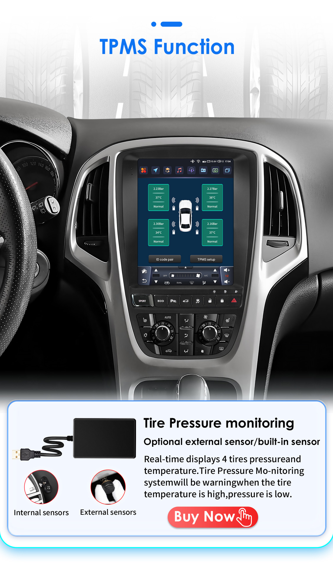 Suitable for Buick yinglang 09-15 vertical screen car Carplay Android navigation all-in-one machine