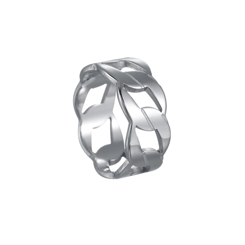Title 10, Mens Laser Cut Chain Ring, stylish and modern....